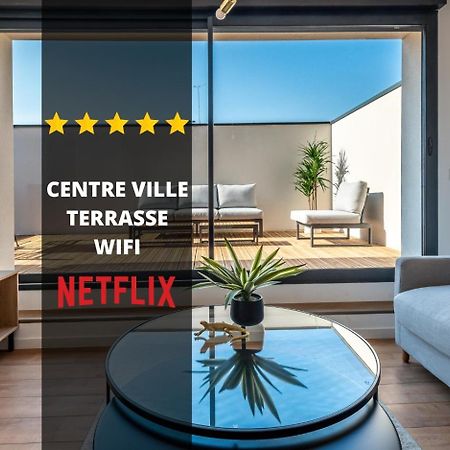 Downtown Rooftop - Centre Ville - Wifi - Terrasse - Netflix Ам'єн Екстер'єр фото