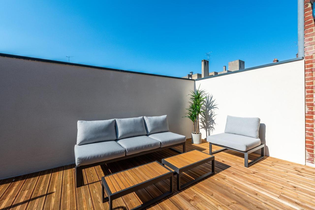 Downtown Rooftop - Centre Ville - Wifi - Terrasse - Netflix Ам'єн Екстер'єр фото